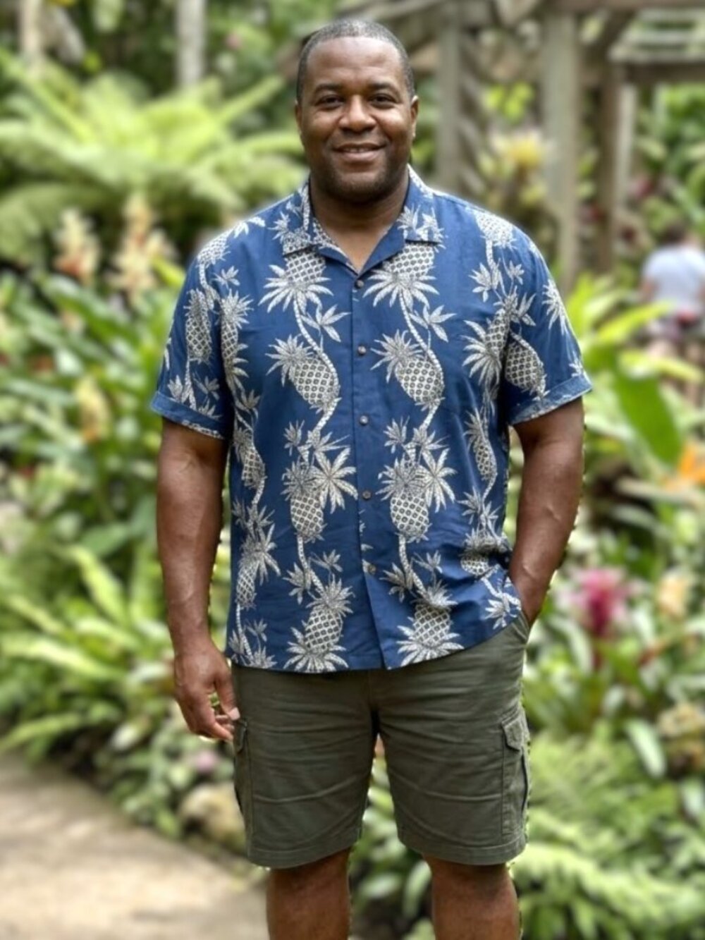 HO ALOHA Men's Hawaiian Shirt. Plus Size 2XL*